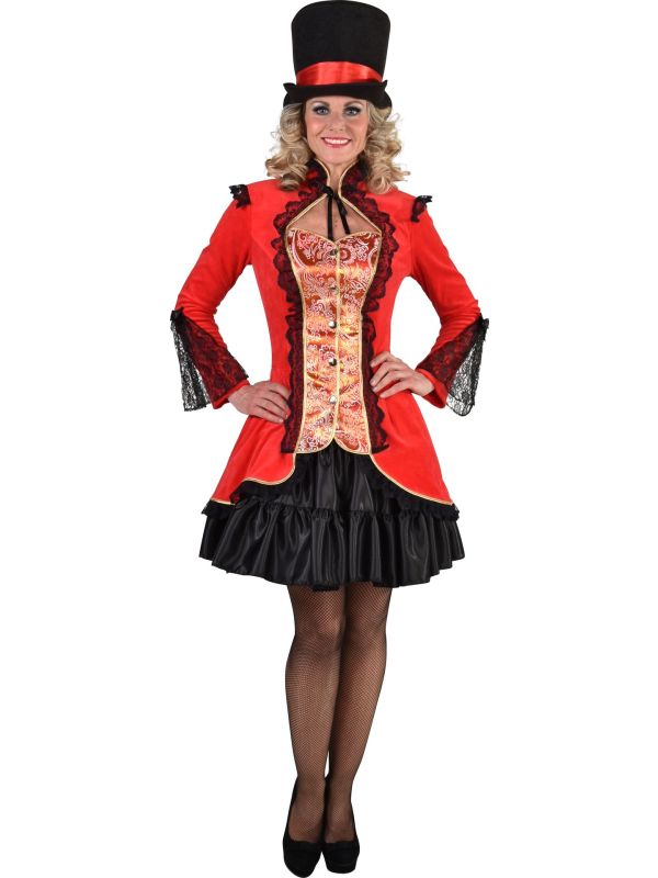 Jasje carnaval vrouwen rood main product photo