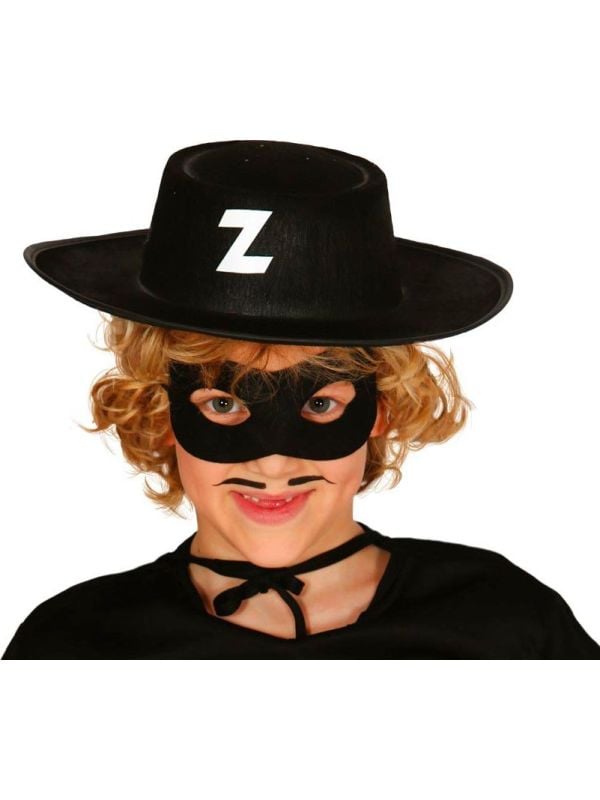 Jonge Zorro hoed met logo