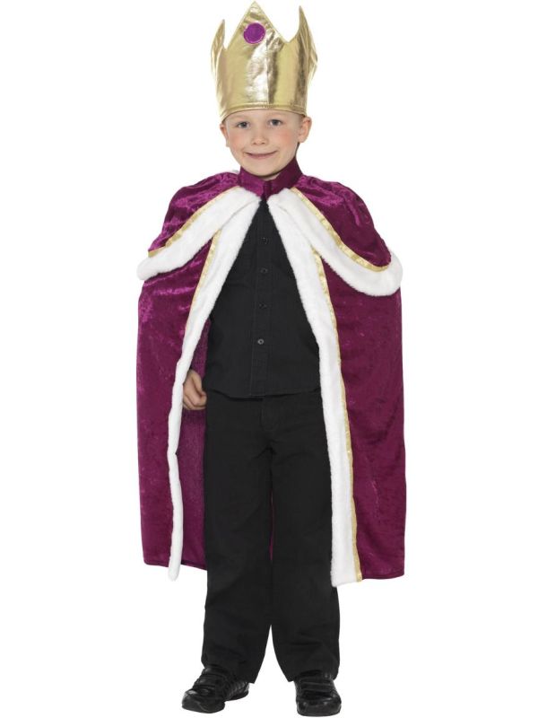 Jongens koning kostuum main product photo