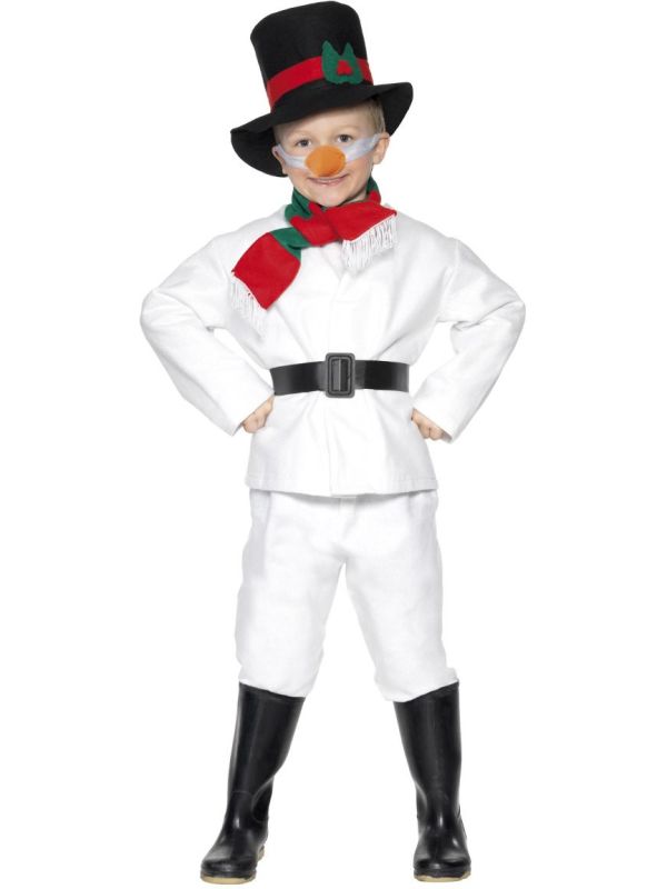 Jongens sneeuwpop pakje main product photo