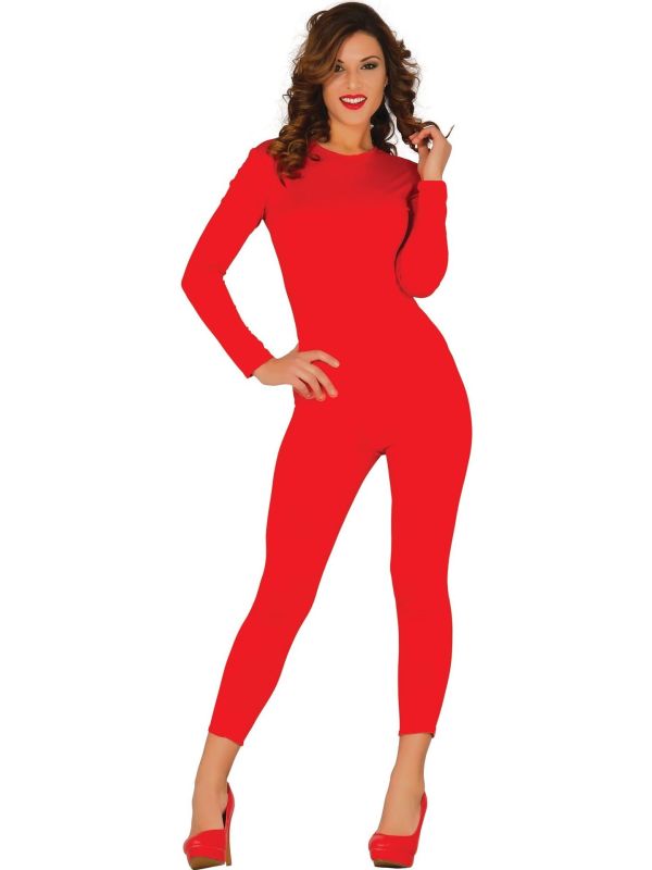 Jumpsuit dames rood