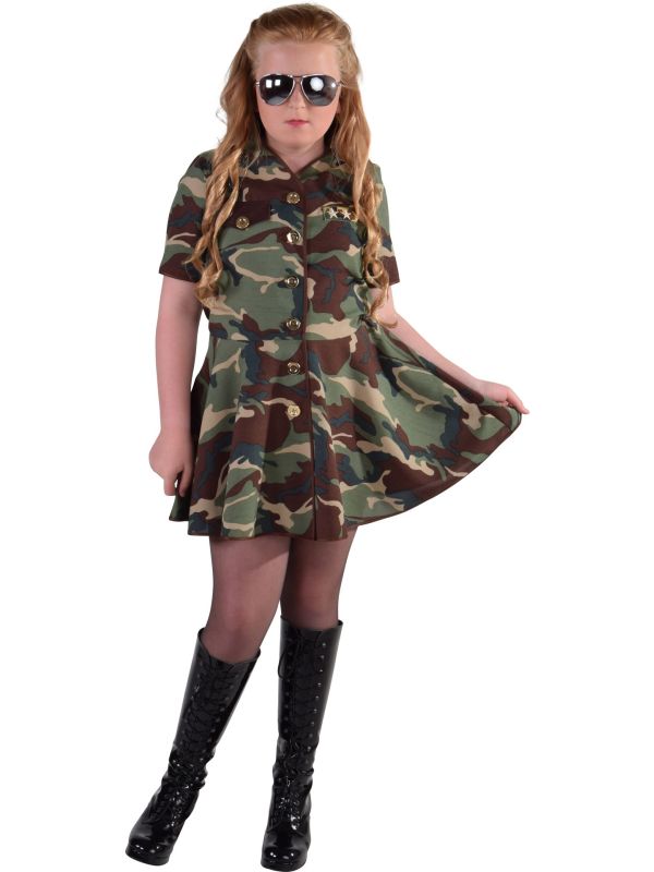 Jurk leger meisjes main product photo
