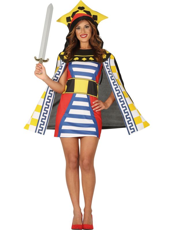 Kaartspel koningin jurkje vrouwen main product photo