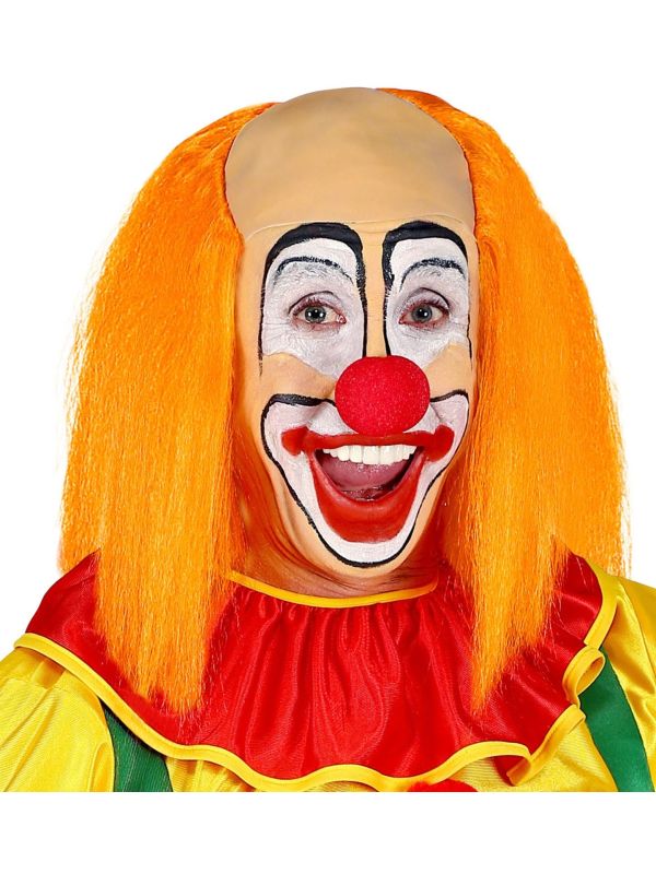 Kalende oranje clownspruik