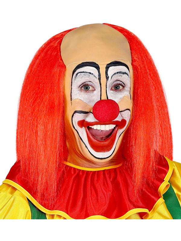 Kalende rode clownspruik