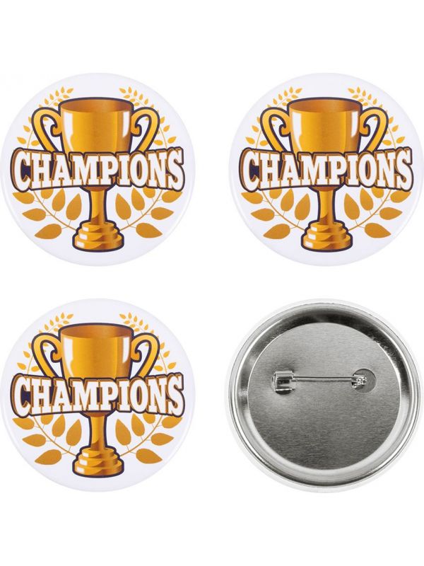 Kampioensfeest buttons champions