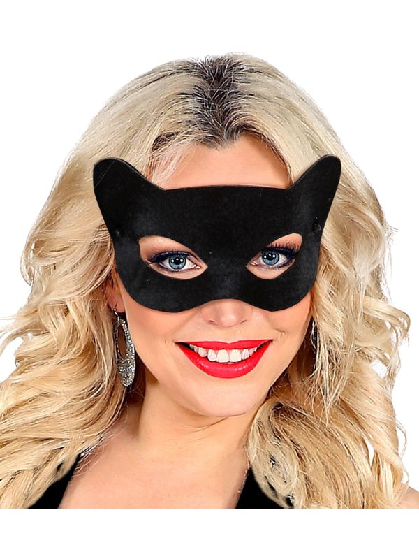 Katten oogmasker zwart