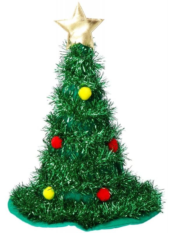 Kerstmuts kerstboom met ster