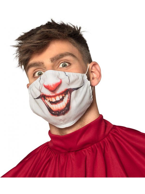 Killer clown IT mondmasker