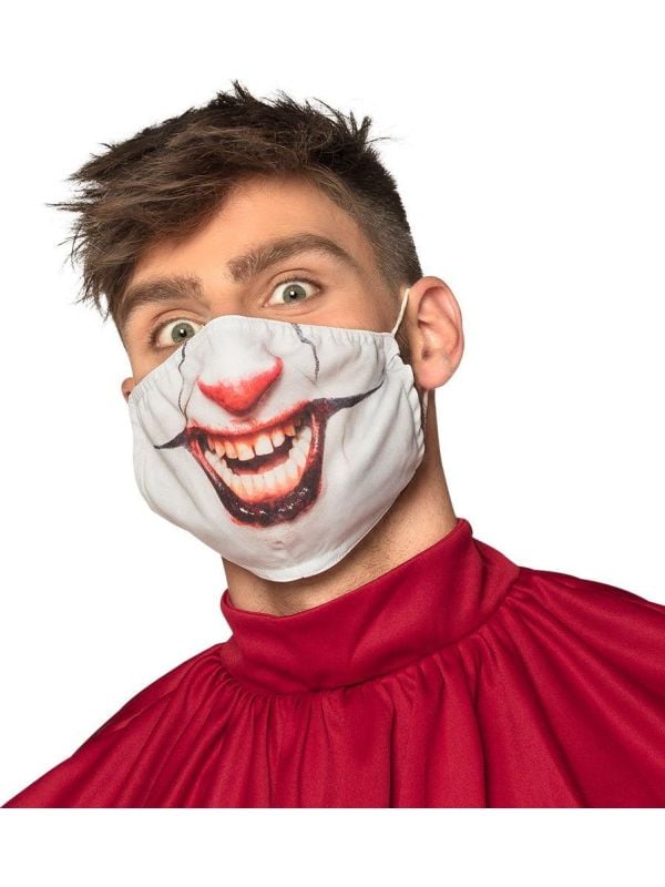 Killer clown IT mondmasker