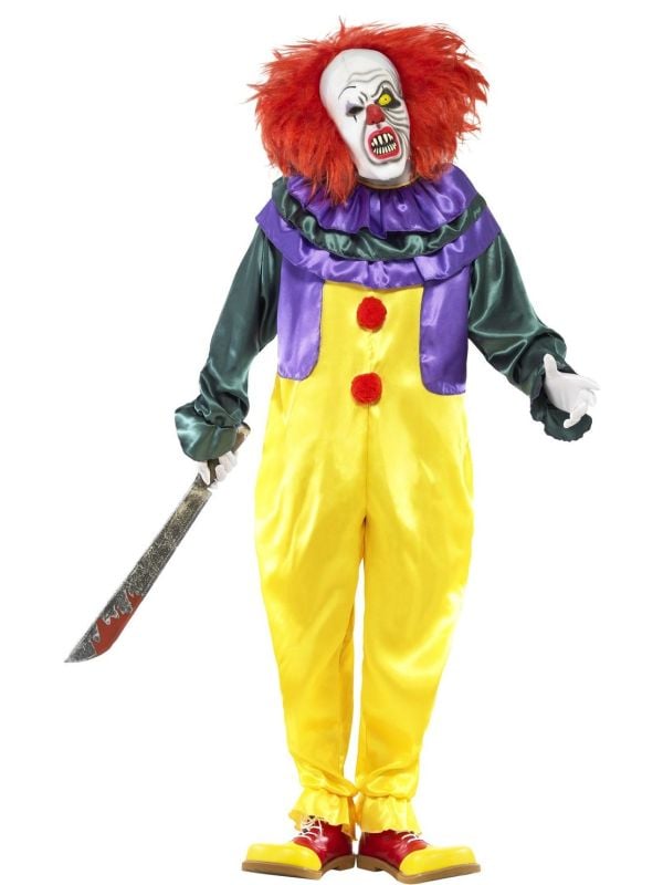 Killer clown kostuum man