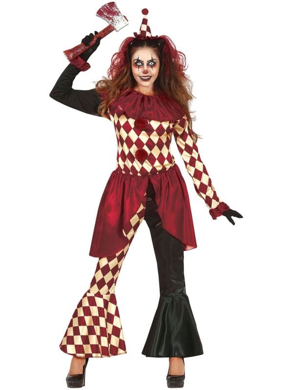 Killer clown outfit dames