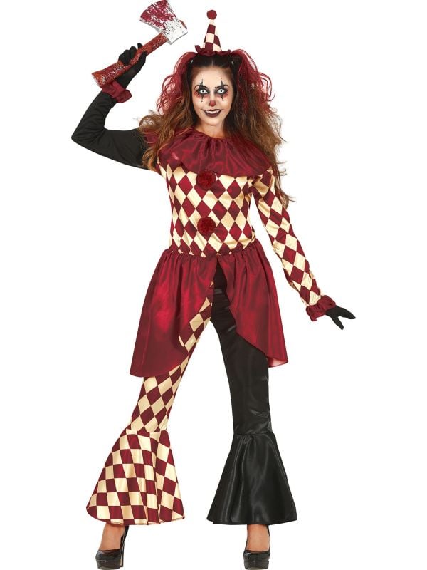 Killer clown outfit dames