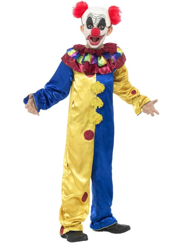 Kippenvel clown jongens kostuum main product photo