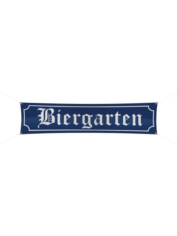 Klassiek biergarten spandoek