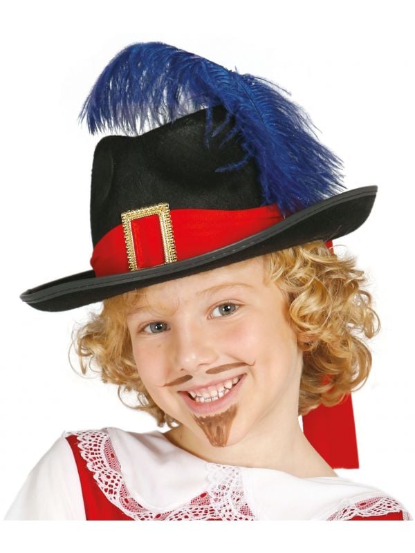 Klassieke Musketier hoed kinderen