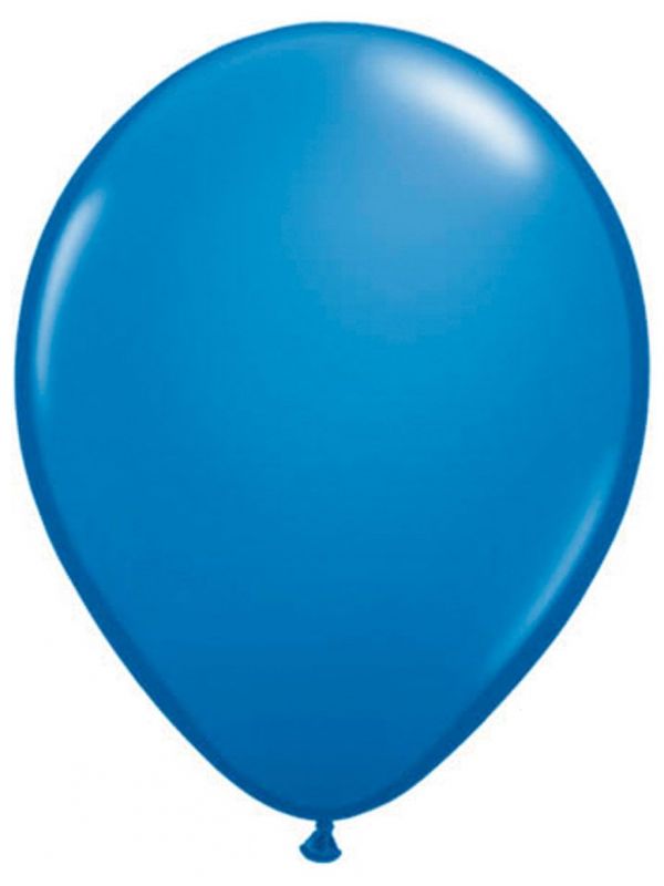 Kleine dark blue donkerblauwe basic ballonnen 100 stuks