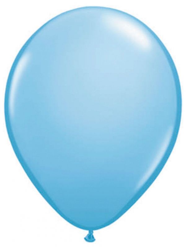 Kleine lichtblauwe pale blue ballonnen 100 stuks