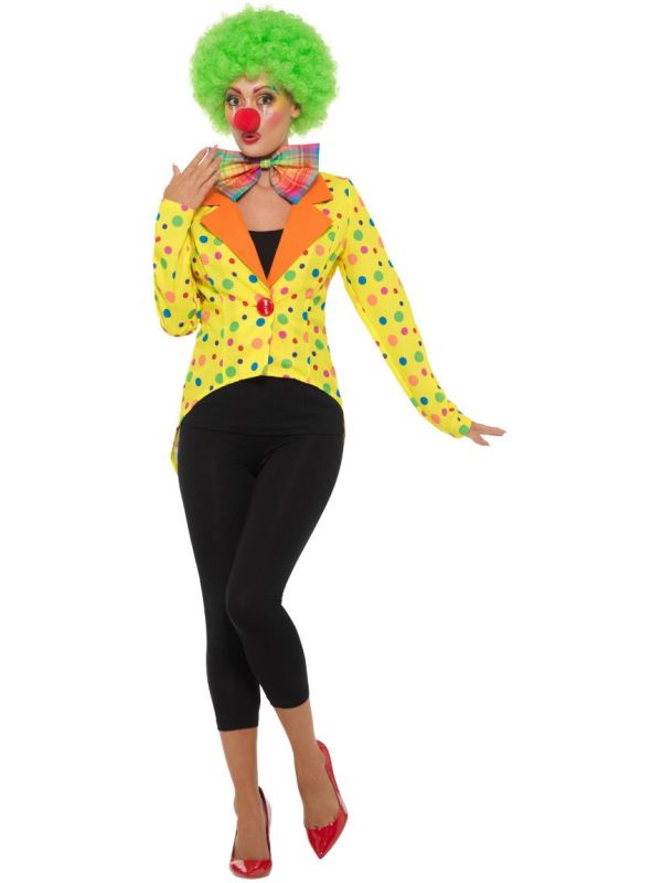 Kleurrijke clowns tailcoat main product photo