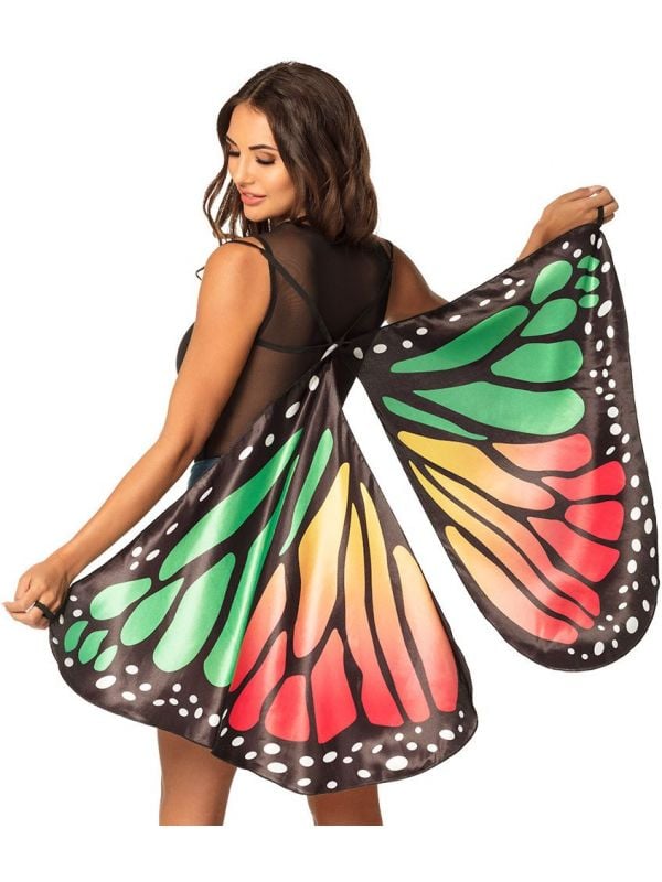 Kleurrijke vlinder vleugels festival