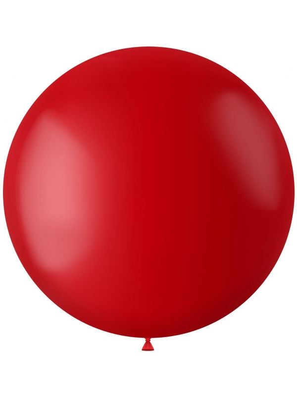 Knal rode ballon matte kleur