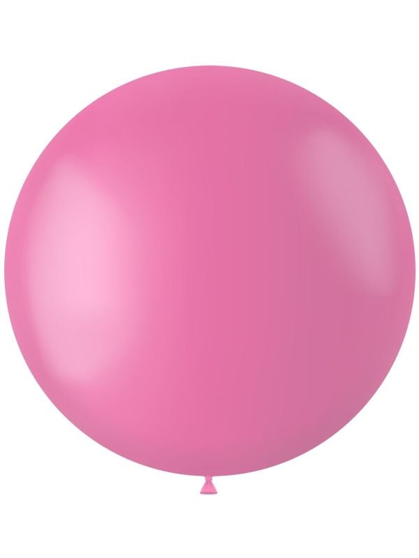 Knal roze ballon matte kleur