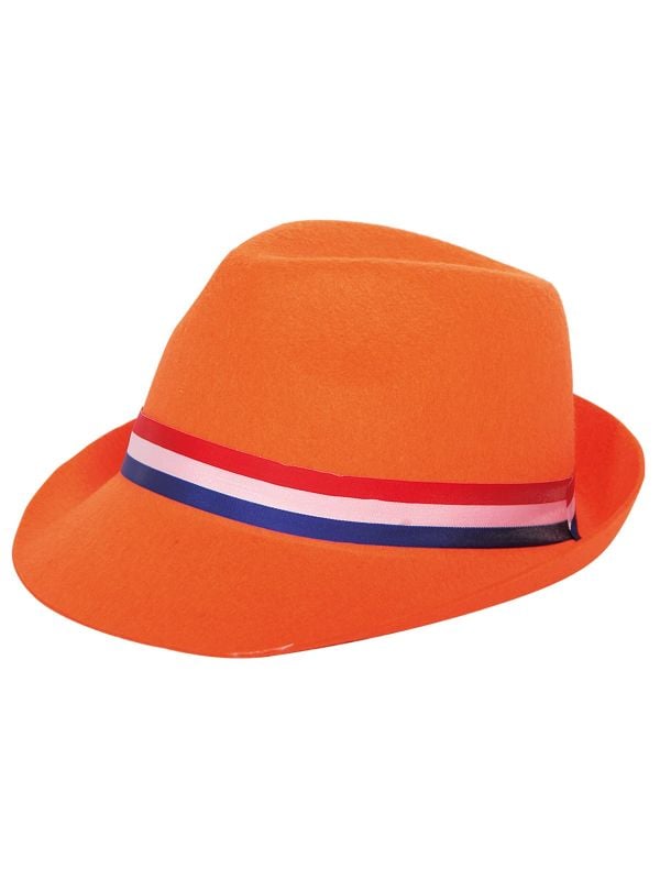 Koningsdag oranje supporter hoedje