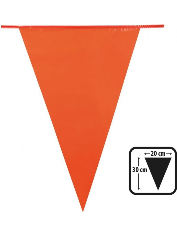 Koningsdag oranje vlaggenlijn 25 meter