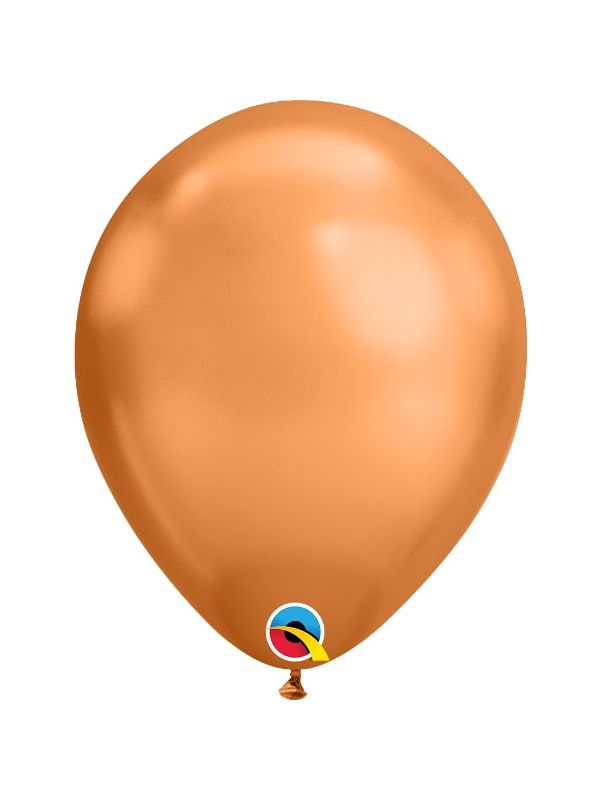 Koper chroom ballonnen 100 stuks main product photo