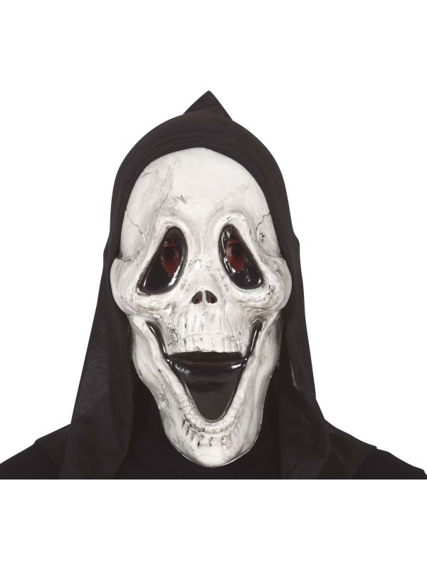 Lachend Scream masker met kap halloween main product photo