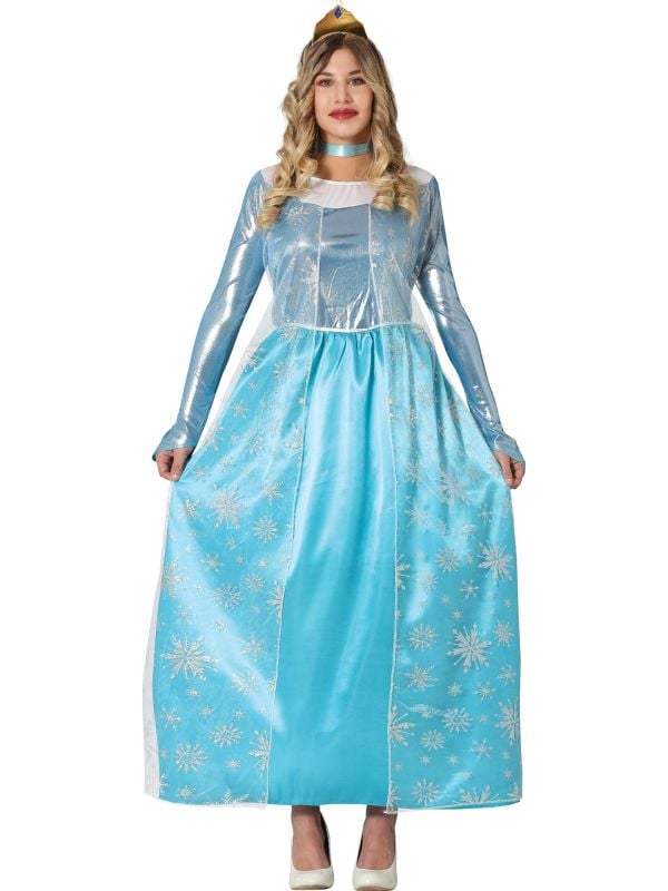 Lange frozen jurk Elsa