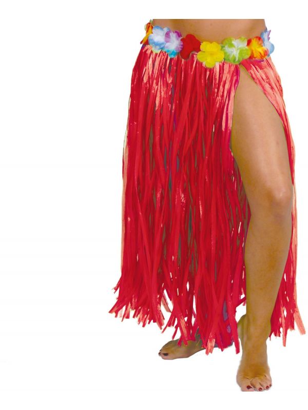 Lange Hawaii rok rood