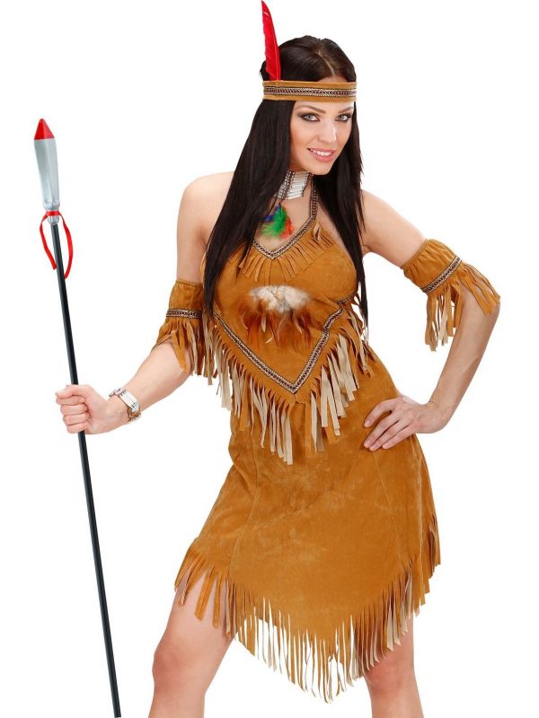 Lange indianen speer