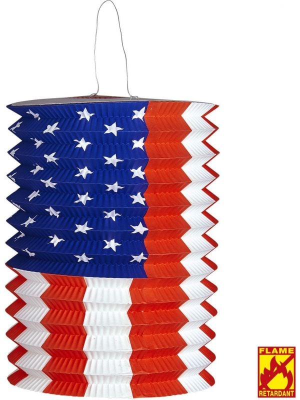 Lantaarn lampion amerikaanse vlag