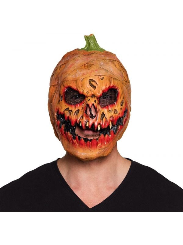 Latex halloween pompoen masker