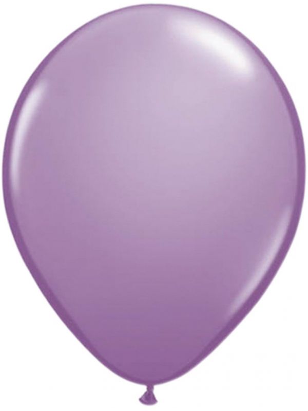 Lavendel paarse basic ballonnen 10 stuks