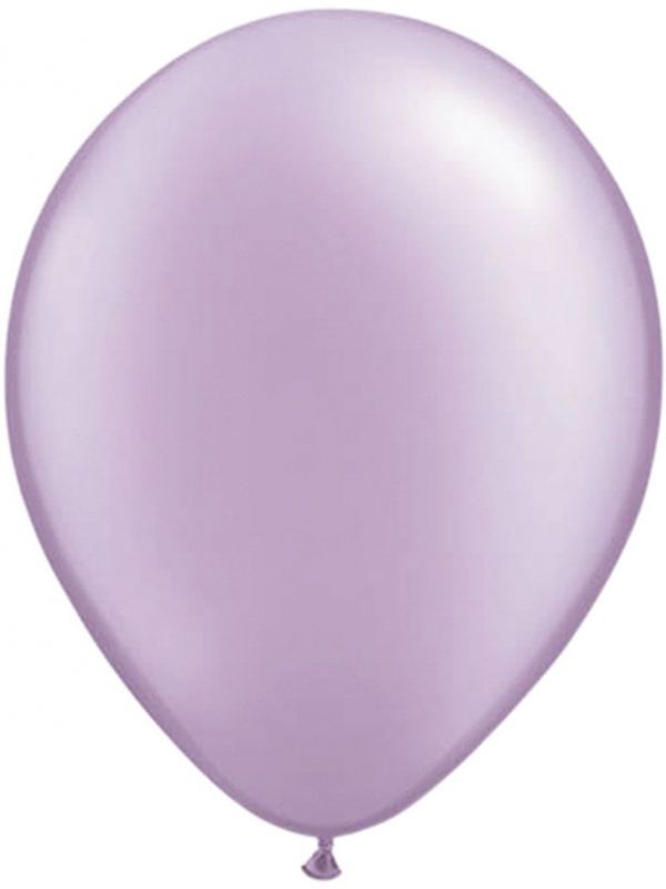 Lavendel paarse metallic ballonnen 10 stuks