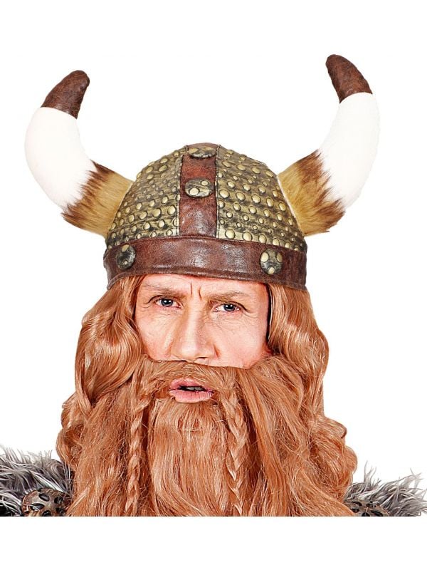 Lederlook Viking helm