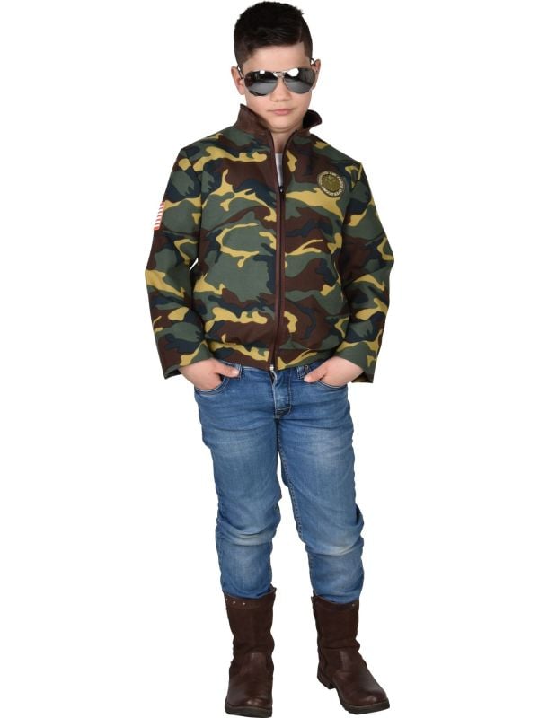 Leger jas jongen main product photo