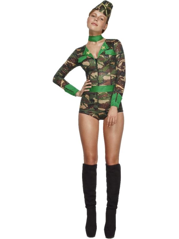 Leger outfit dames camouflage main product photo