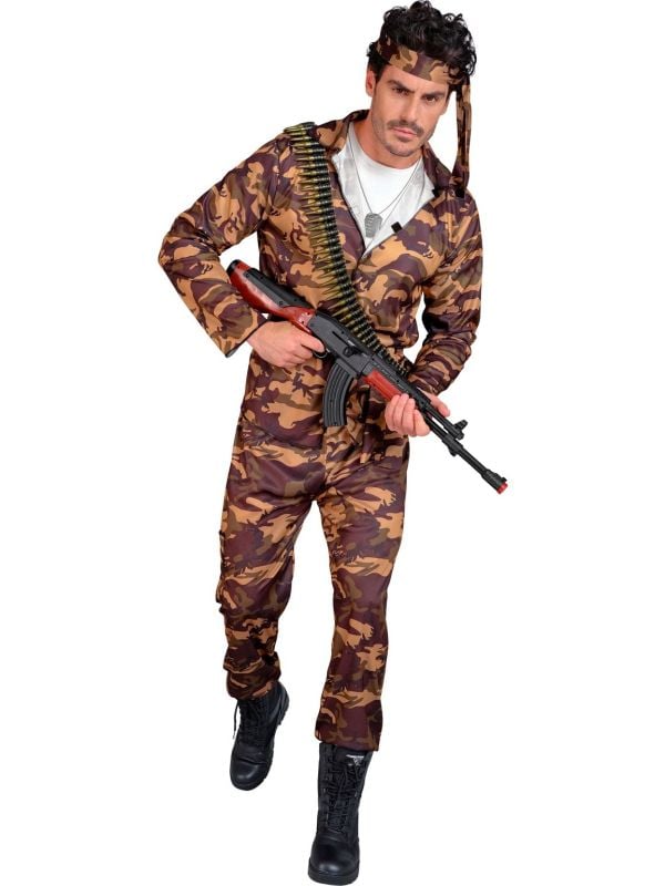 Legerprint camouflage pak mannen