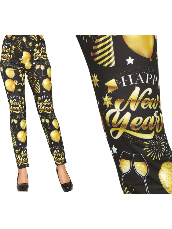 Legging dames oud & nieuw gelukkig nieuwjaar main product photo