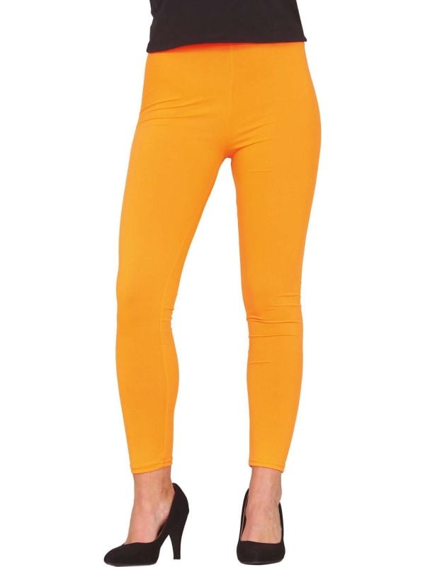 Legging neon oranje dames main product photo