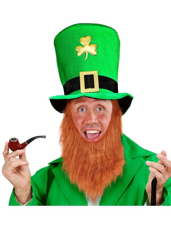 Leprechaun hoed met baard