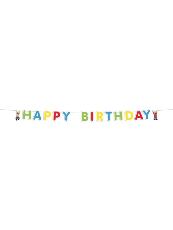 Letterslinger 'Happy Birthday' Buurman & Buurman 1.5mtr