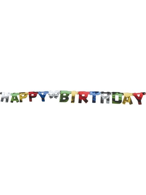 Letterslinger happy birthday feestelijk 1 meter main product photo