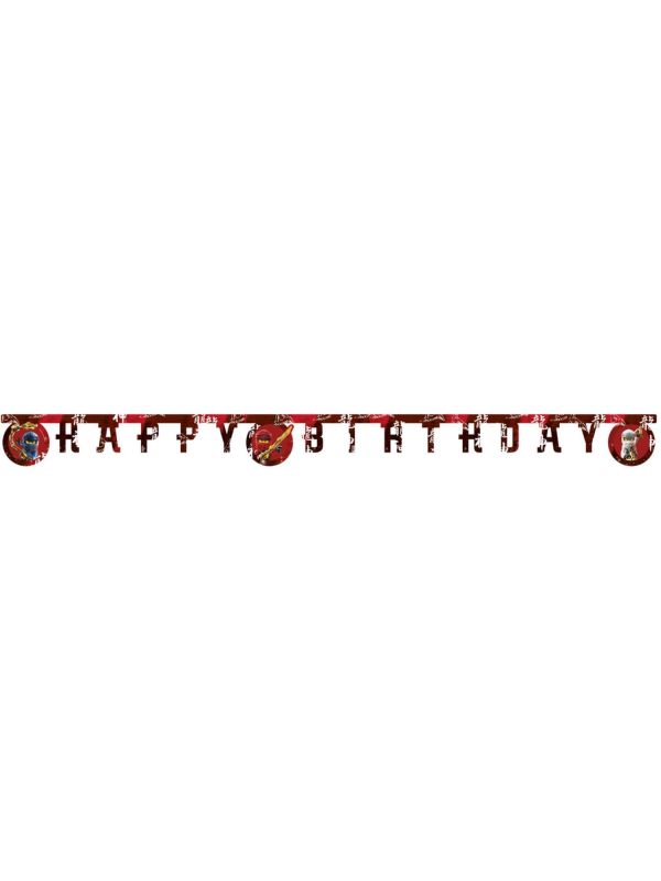 Letterslinger happy birthday lego ninjago kinderfeestje main product photo