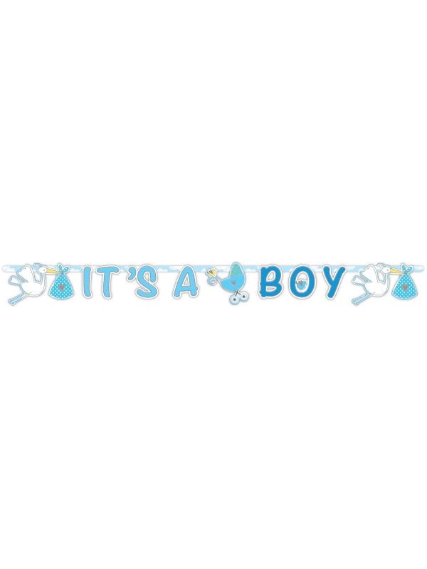 Letterslinger it's a boy geboorte jongen