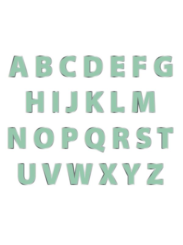 Letterslinger Set Doe het zelf Groen