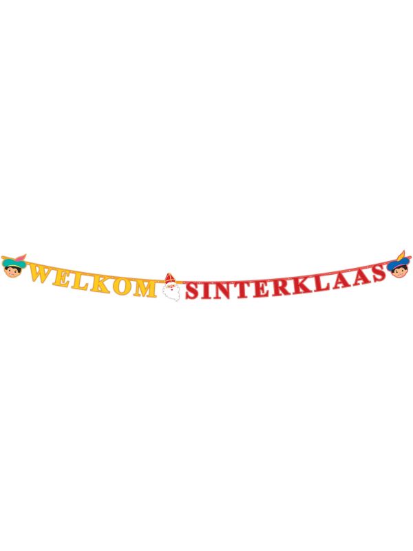 Letterslinger sint en piet welkom sinterklaas